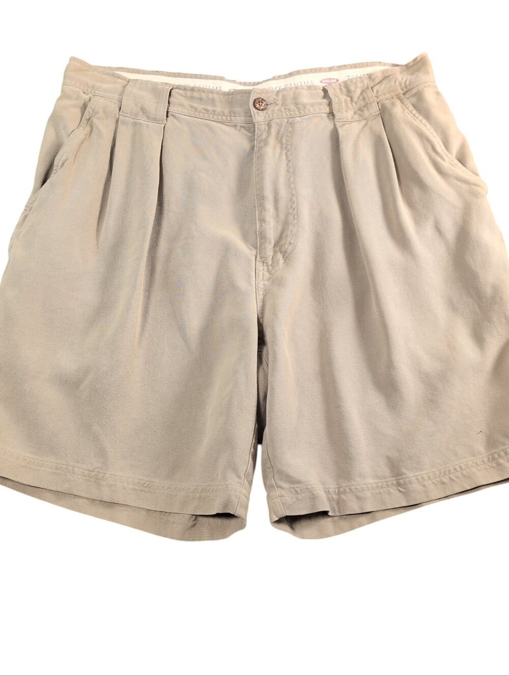 Tommy Bahama Relax Pleated Chino Silk Shorts Size 35